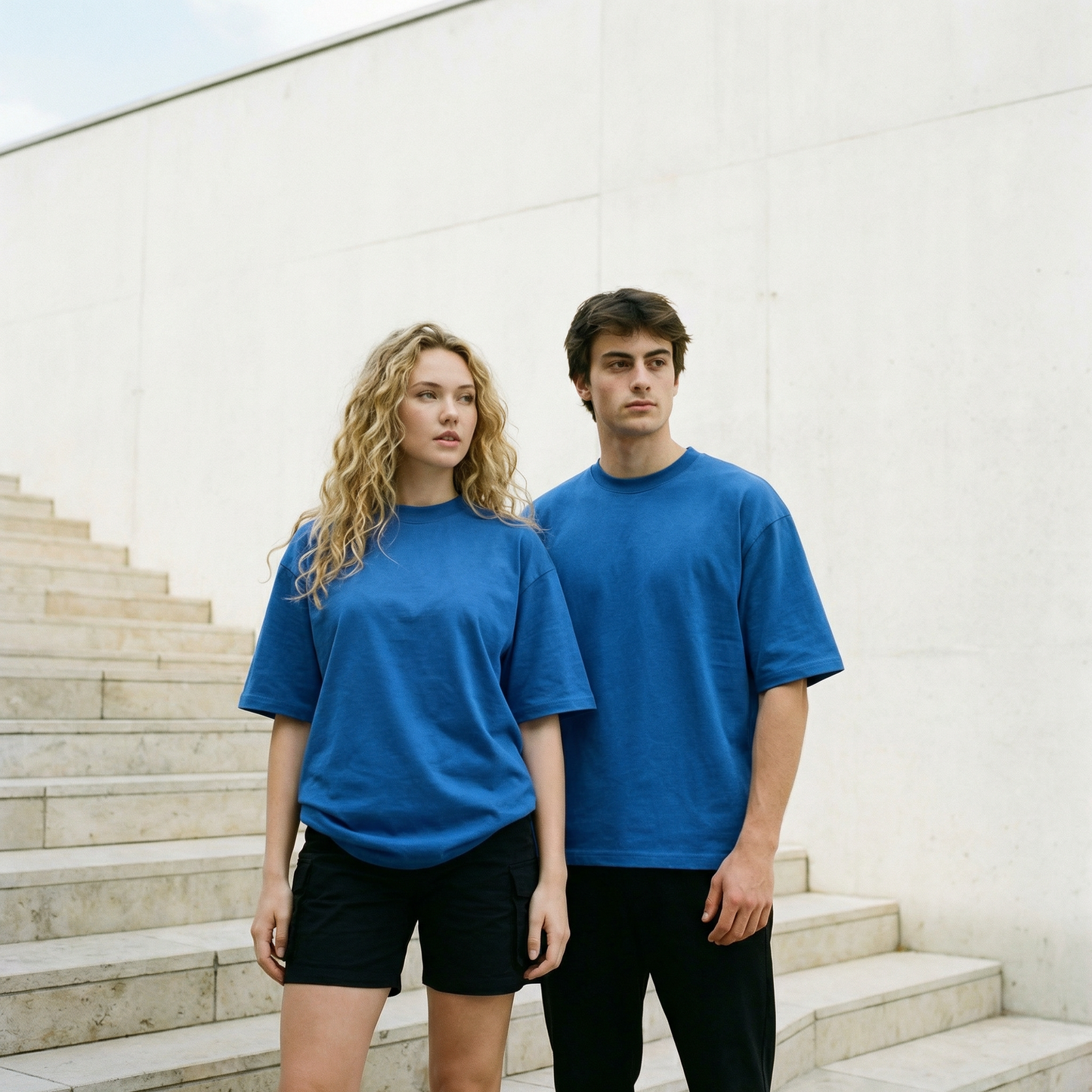 Unifarbenes Oversize T-Shirt 300gsm, KAIZE