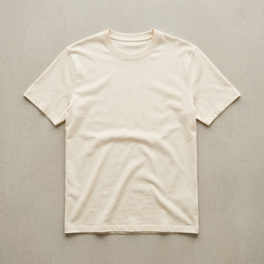 PALMA Classic 180gsm — Blanc cassé — vue à plat