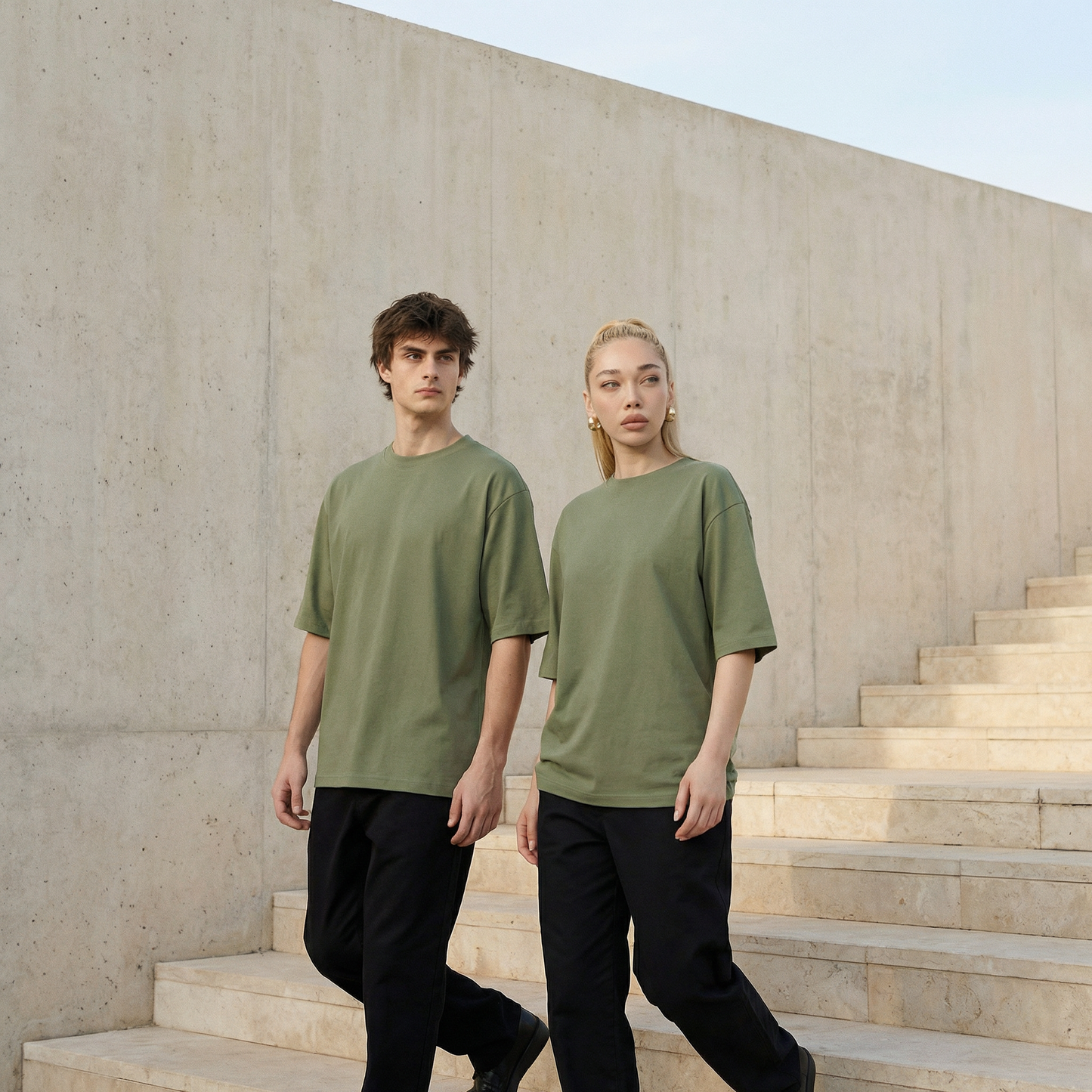 T-shirt Uni oversize 230gsm, OKEN