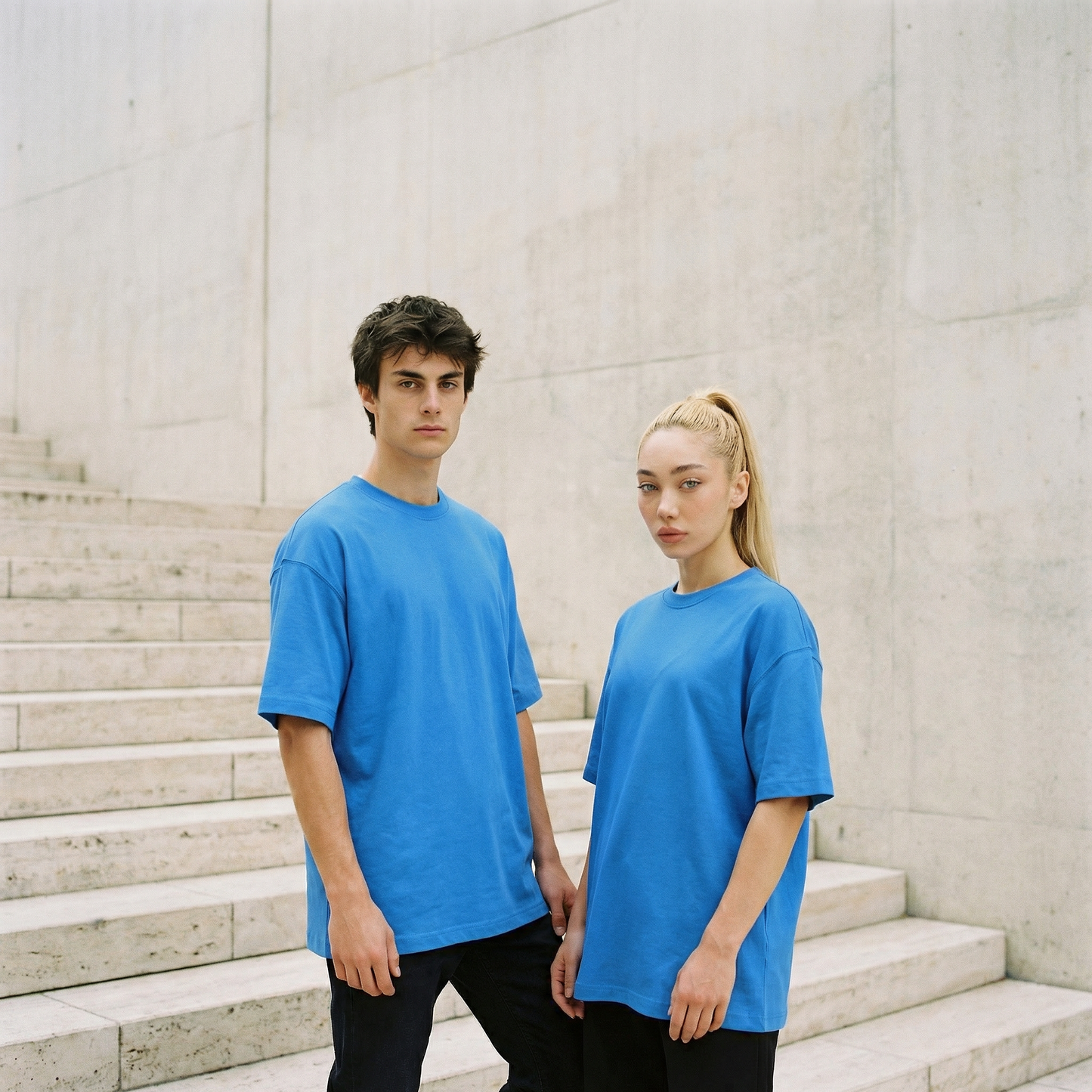 Unifarbenes Oversize T-Shirt 240gsm, RIO