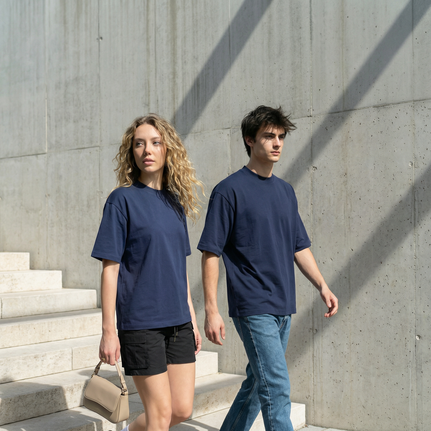 Unifarbenes Oversize T-Shirt 300gsm, KAIZE