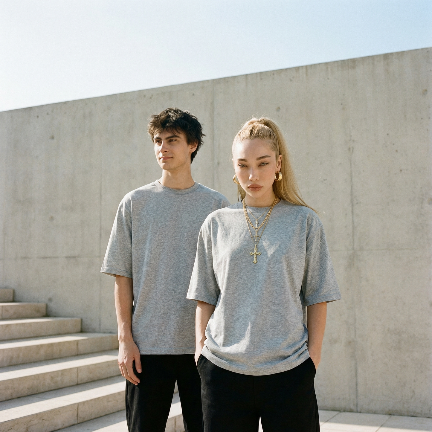 T-shirt Uni oversize 230gsm, OKEN