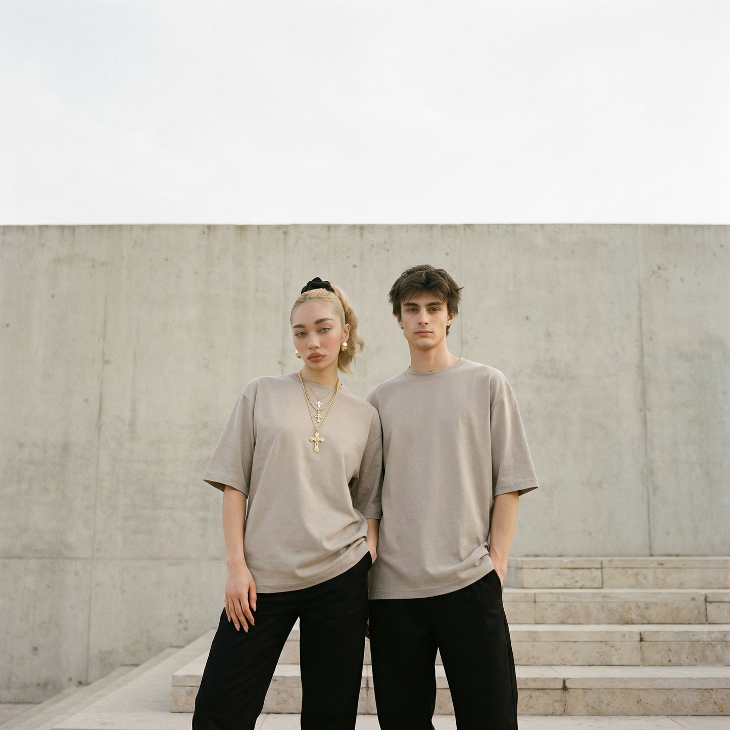T-shirt Uni oversize 230gsm, OKEN