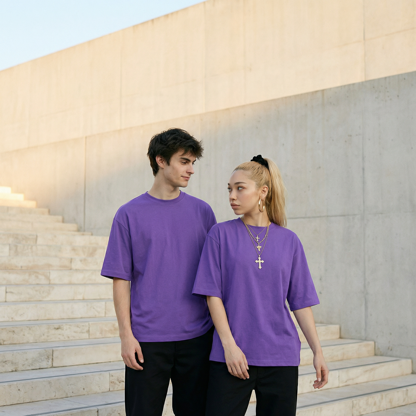 T-shirt Uni oversize 230gsm, OKEN