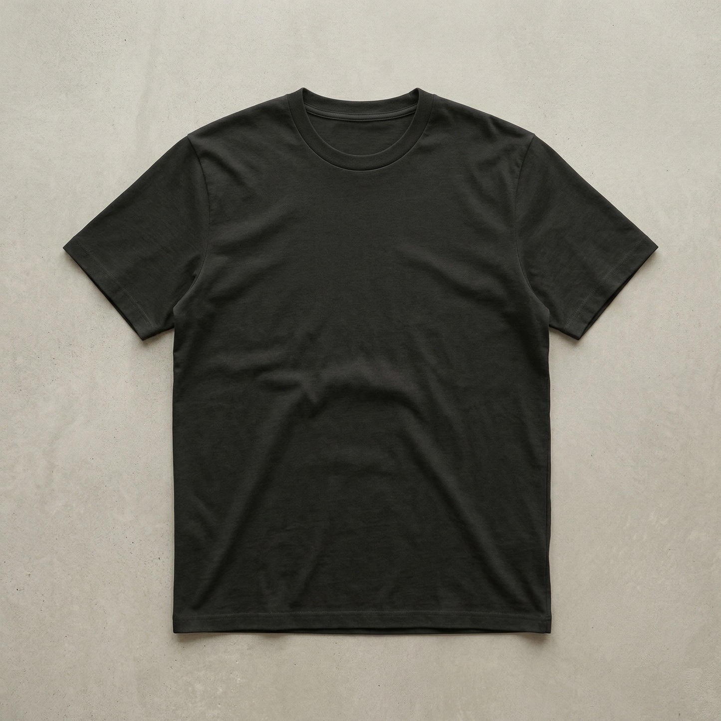 PALMA Classic 180gsm — Noir doux — vue à plat