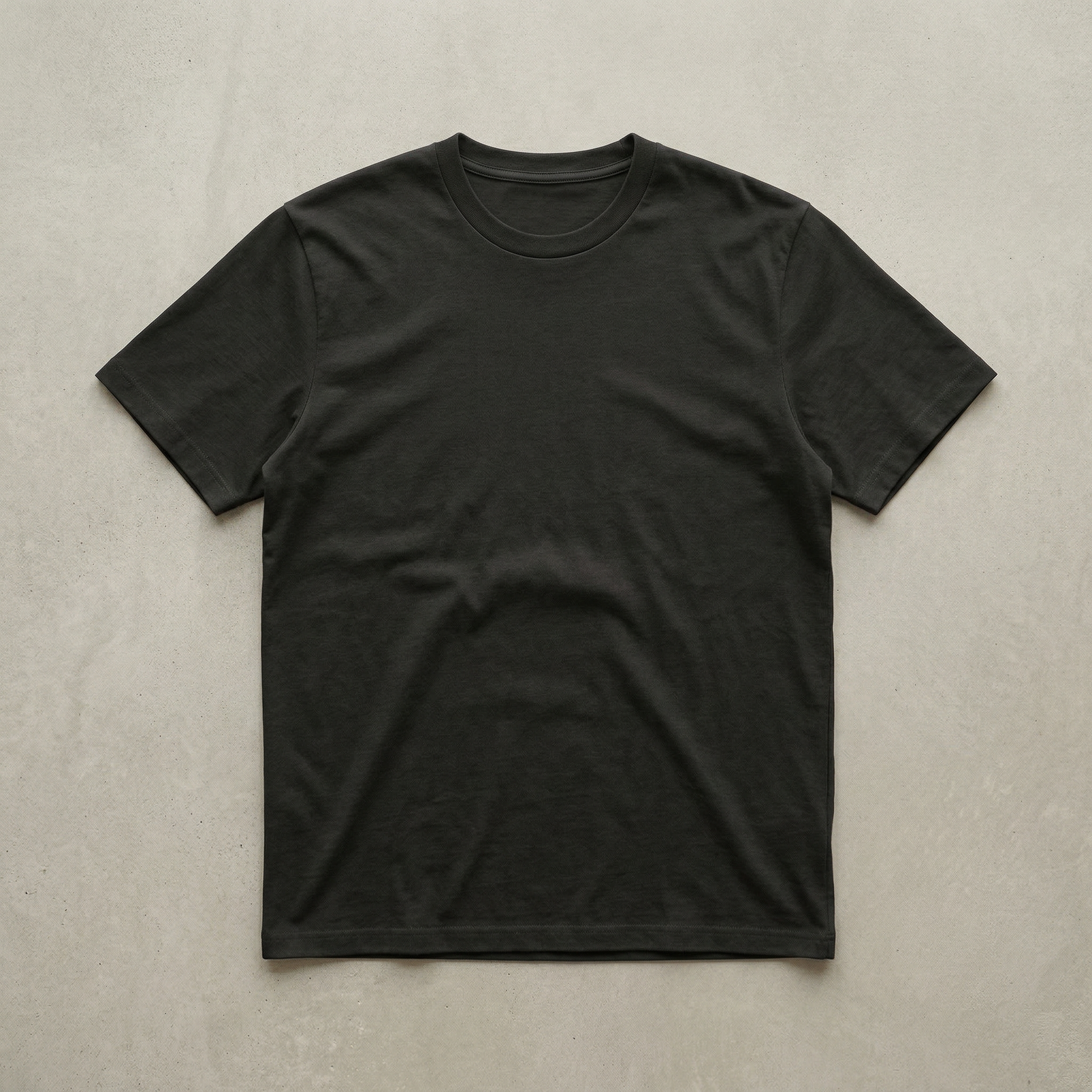 PALMA Classic 180gsm — Noir doux — vue à plat